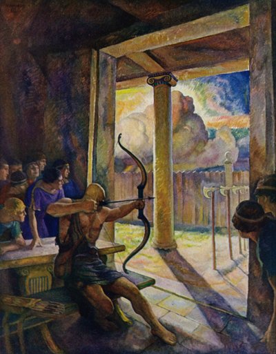 Odyssey: The trial of the bow by Newell Convers Wyeth